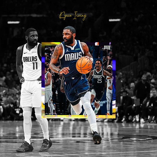 photomontage Kyrie Irving